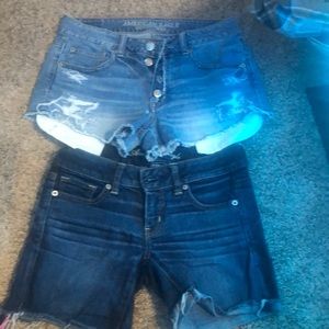 Two pairs of American Eagle shorts